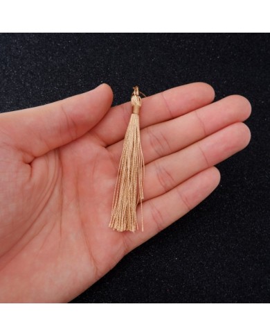 50 ADET - İTHAL PÜSKÜL - 8 CM - BEJ