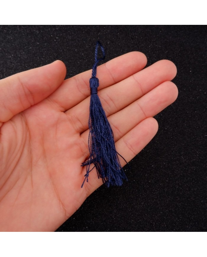 50 ADET - İTHAL PÜSKÜL - 8 CM - KOYU LACİVERT