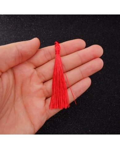 50 ADET - İTHAL PÜSKÜL - 8 CM - KIRMIZI