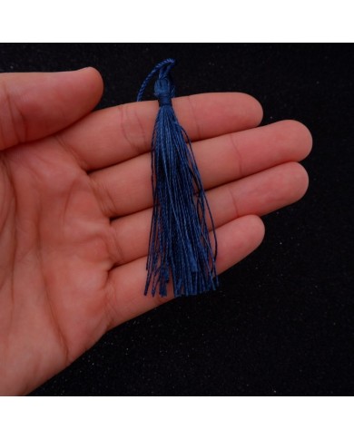 50 ADET - İTHAL PÜSKÜL - 8 CM - KOYU LACİVERT