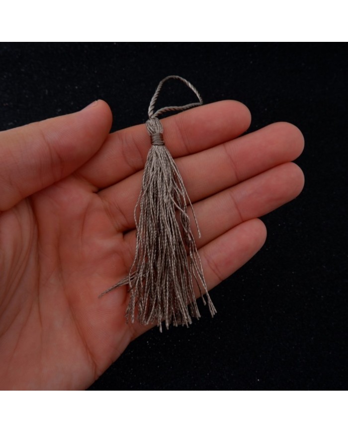 50 ADET - İTHAL PÜSKÜL - 8 CM - GRİ