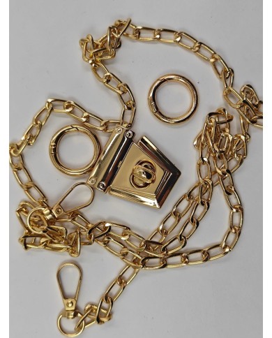 Model R16 Gold Çanta Askı Ve Kapama Seti