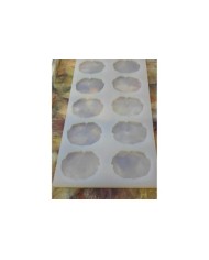 5 Adet 10'lu Epoksi Reçine Silikon Kalıp Kütük Modeli