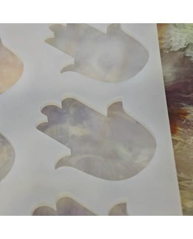 10'lu Fatma Eli Epoksi Reçine Silikon Kalıp