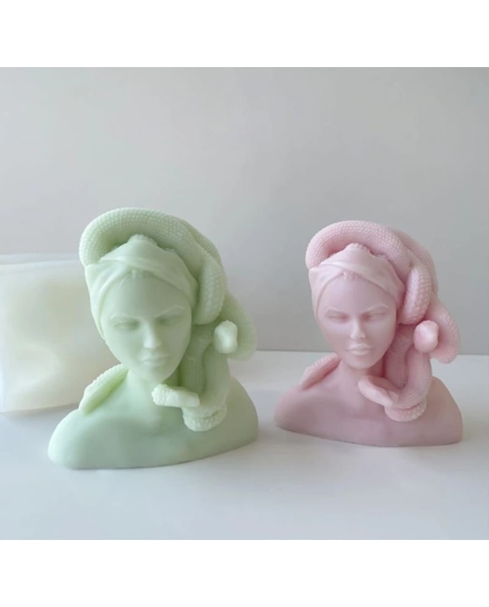 Medusa Mum Silikon Kalıbı - Kod: