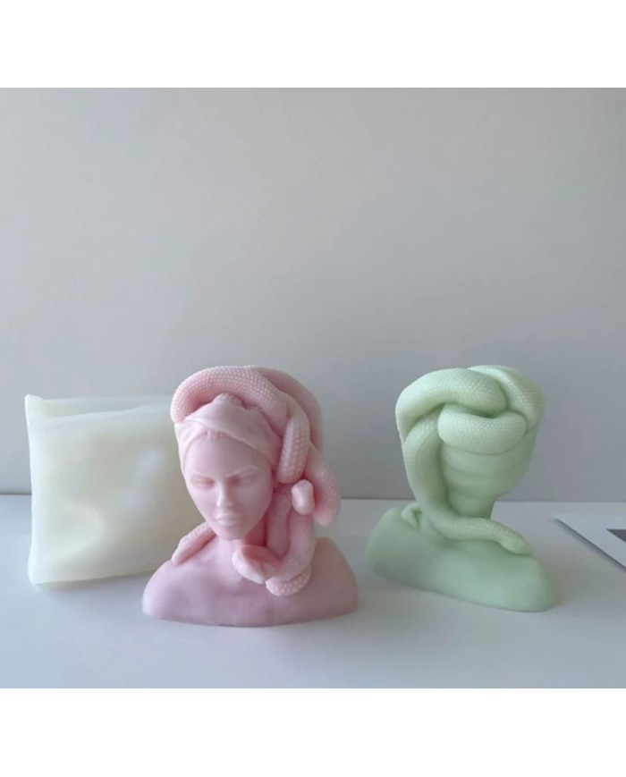 Medusa Mum Silikon Kalıbı - Kod: