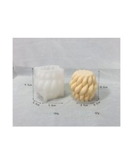 3D Geometrik Mum Silikon Kalıp -Kod:222
