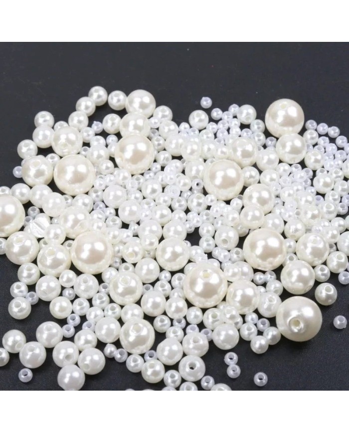 Plastik Lüks Inciler( 6-8-10 mm)