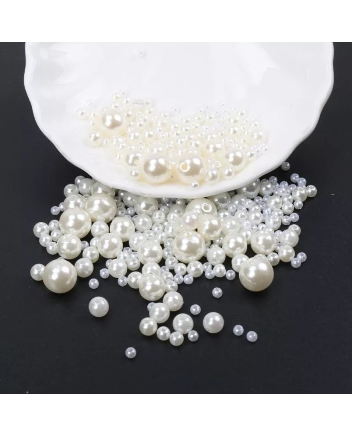 Plastik Lüks Inciler( 6-8-10 mm)