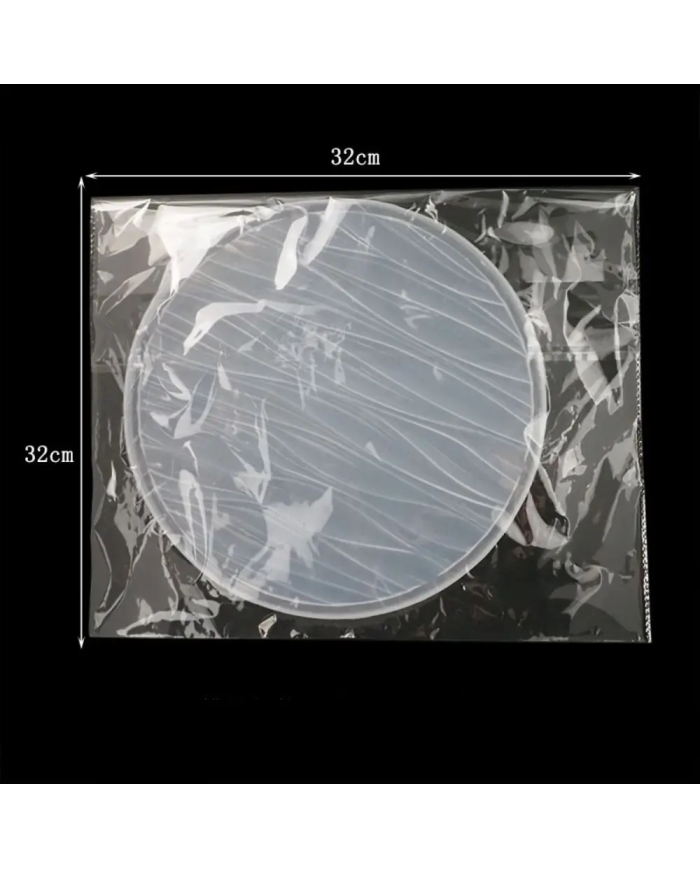 Büyük Daire Tepsi Reçine Epoksi Kalıp - 300mm - Kod:1111