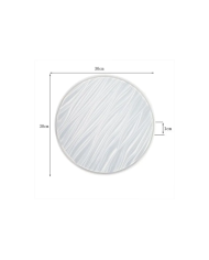 Büyük Daire Tepsi Reçine Epoksi Kalıp - 300mm - Kod:1111