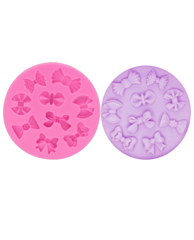 Silikon Mum Kalıbı - 3D Papyon Şeklinde, Kek, Çikolata Silikon Silikon Mum Kalıbı - 3D Papyon Şeklinde, Kek, Çikolata Silikon