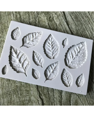 Yaprak Silikon Kalıp - Hobi Silikon Kalıbı -Kod:1129