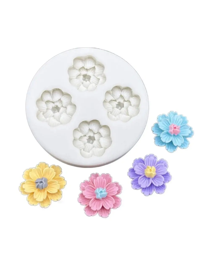 Kiraz Çiçekleri Reçine Epoksi Silikon Kalıbı