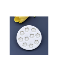 Mini Çiçek Silikon Reçine Epoksi Silikon Kalıbı - Kod:1132