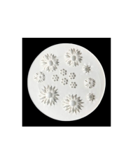 3D Mini Papatya Silikon Kalıp - Hobi Silikon Kalıbı -Kod:1130