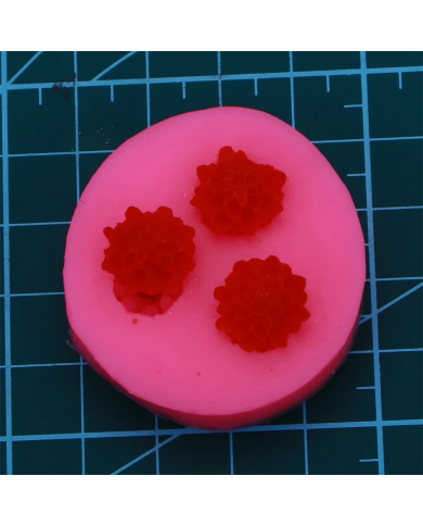 3D Fondan Kek Silikon Kalıp - Hobi Silikon Kalıbı -Kod:1136