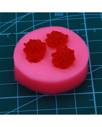 3D Fondan Kek Silikon Kalıp - Hobi Silikon Kalıbı -Kod:1136