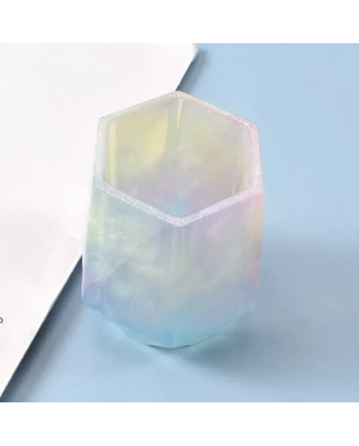 Altıgen Şekilli - Reçine Epoksi ve Mum Kalıbı