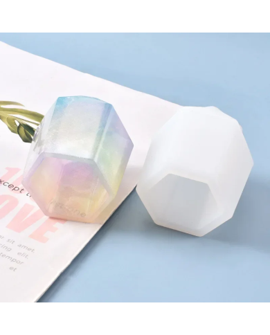 Altıgen Şekilli - Reçine Epoksi ve Mum Kalıbı