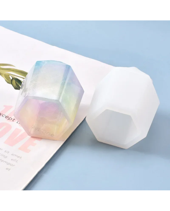 Altıgen Şekilli - Reçine Epoksi ve Mum Kalıbı