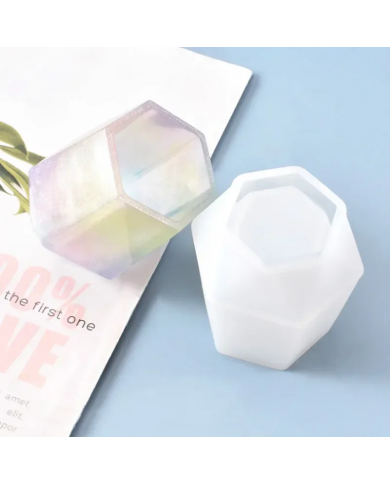 Altıgen Şekilli - Hobi Silikon Kalıbı -Kod:1139