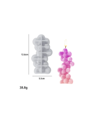 Sevgililer Günü Modeli Mum Hobi Silikon Kalıbı