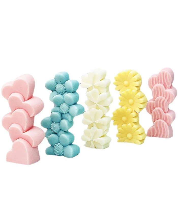 Sevgililer Günü Modeli Mum Hobi Silikon Kalıbı