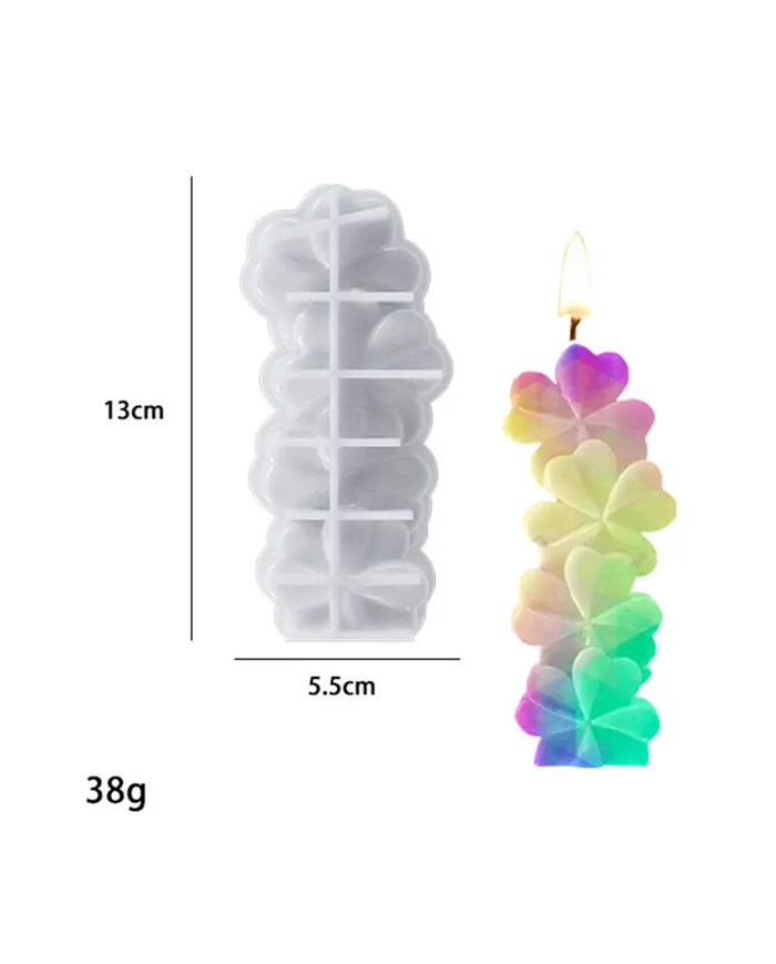 Papatya Modeli Mum Hobi Silikon Kalıbı