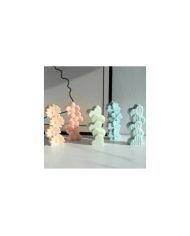 Sevgililer Günü Modeli Mum Hobi Silikon Kalıbı