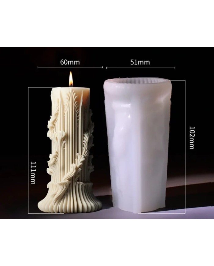 Bitki Asma Model Roma Sütun Mum Kalıbı