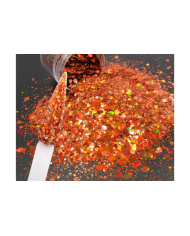 Epoksi Süsleme Glitter Pul Geometrik Bakır-5 gr