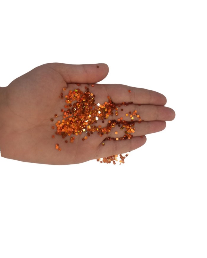 Epoksi Süsleme Glitter Pul Geometrik Bakır-5 gr