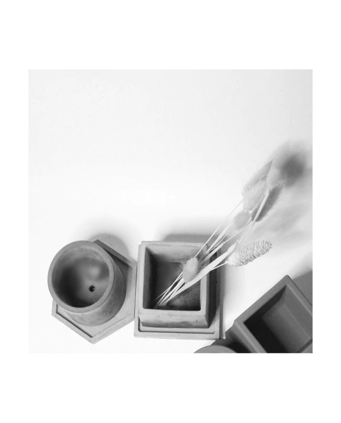 Reçine Epoksi,Mum,Beton ve Sabun Kalıbı Bardak Altı Kare - Kod: