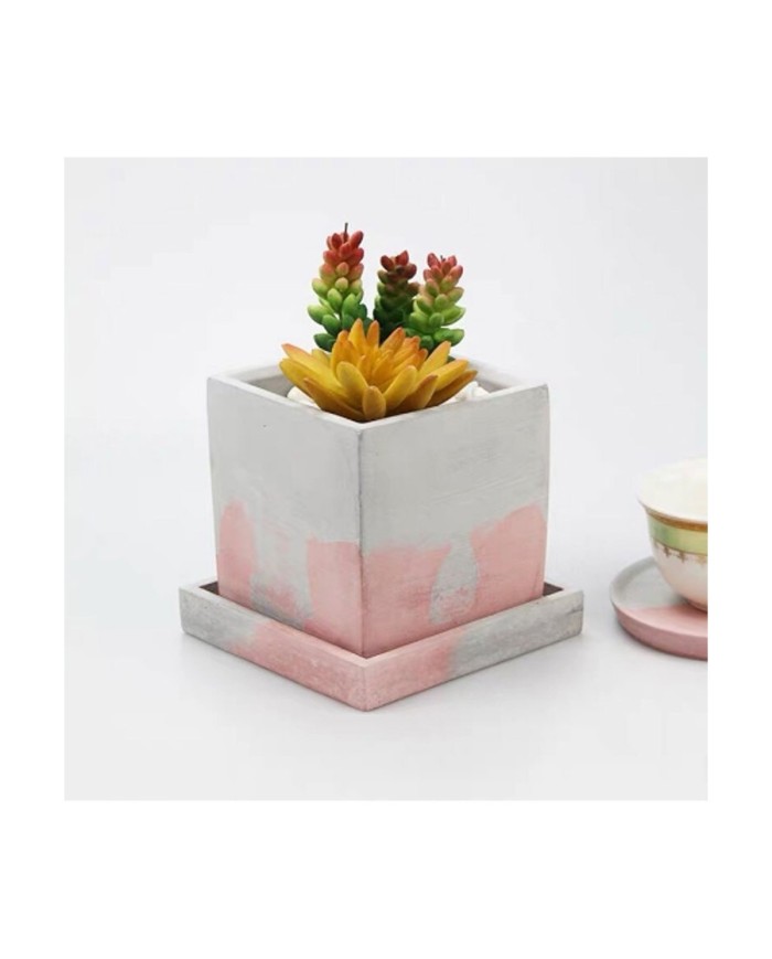 Reçine Epoksi,Mum,Beton ve Sabun Kalıbı Bardak Altı Kare - Kod: