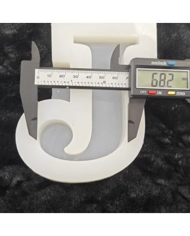 J Harfi Epoksi Beton Mum Kalıp - L Boy