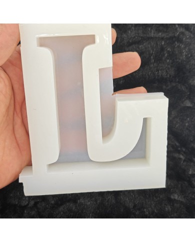 L Harfi Epoksi Beton Mum Kalıp