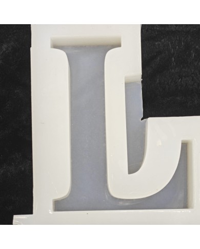 L Harfi Epoksi Beton Mum Kalıp