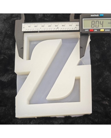 Z Harfi Epoksi Beton Mum Kalıp