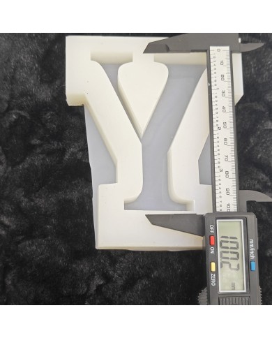Y Harfi Epoksi Beton Mum Kalıp
