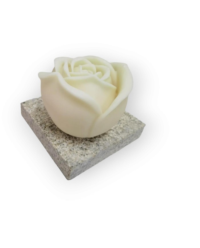 Beton ve Mum Kalıbı Gül Kalıbı 10x8 cm