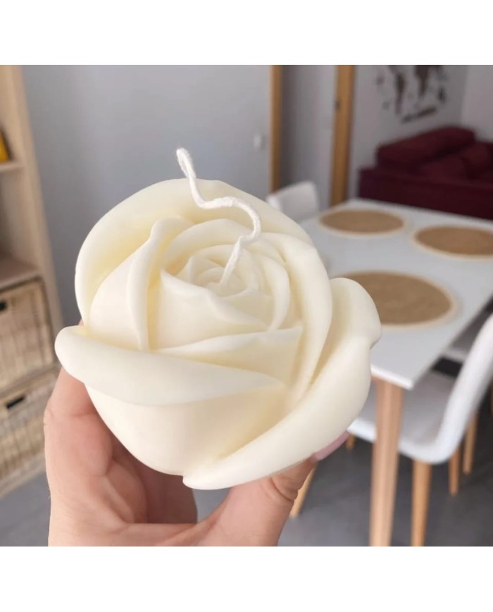 Beton ve Mum Kalıbı Gül Kalıbı