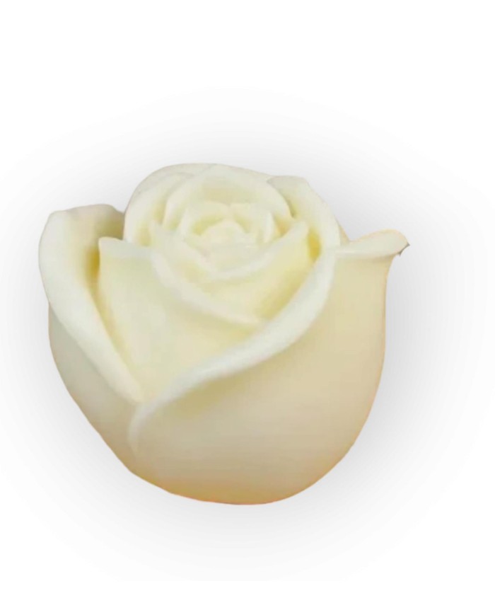 Beton ve Mum Kalıbı Gül Kalıbı 10x8 cm