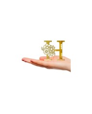 PLEKSİ HARF YAPIŞKANLI - H HARFİ