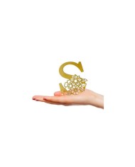 PLEKSİ HARF YAPIŞKANLI - S HARFİ - 1 ADET