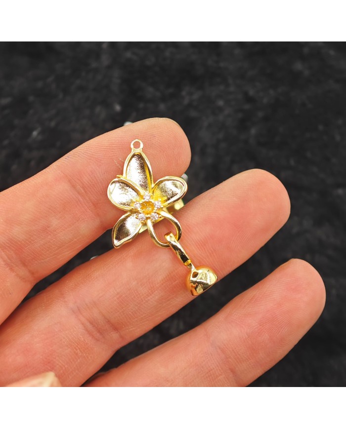 Çiçek Model Geçmeli Kapama