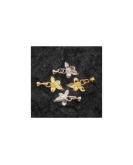 Çiçek Model Geçmeli Kapama