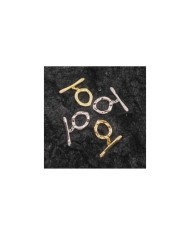 Asimetrik İşlemeli T Kapama - Gold
