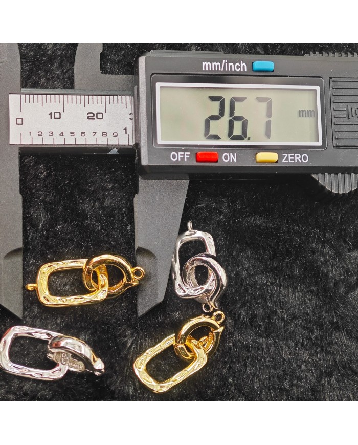 Klips Geçmeli Kapama - Gümüş