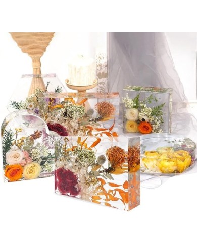 Dekoratif Silikon Kalıp Epoksi Döküm Kalıbı-Dikdörtgen -Kod:1043